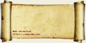 Hana Kosovac vizit kartica